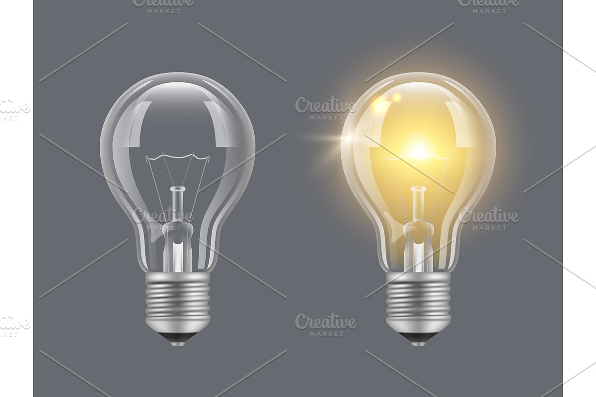 Turn on bulb. Light realistic in Graphics - product preview 8