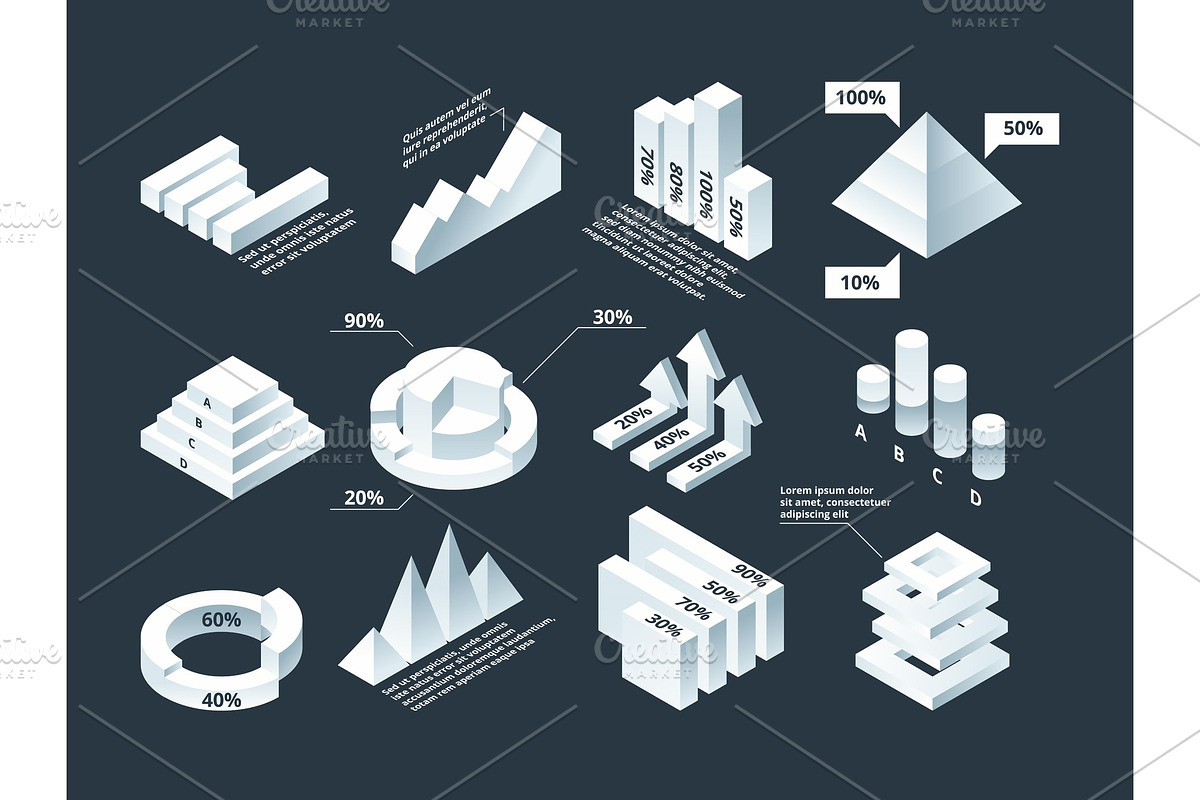 Graphic isometric. Infographic in Graphics - product preview 8