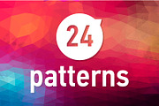 24 bright geometric patterns