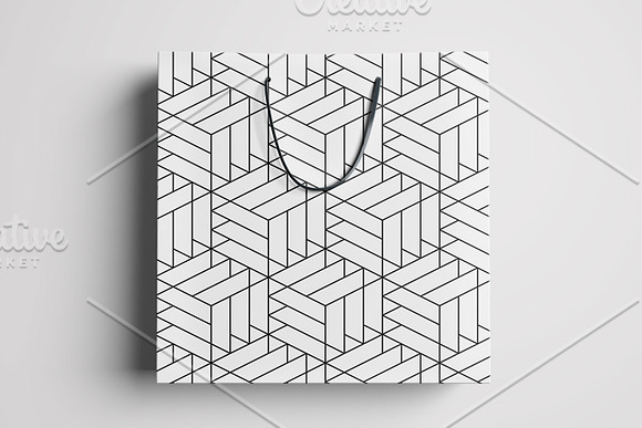 Vector seamless geometric patterns in Patterns - product preview 7