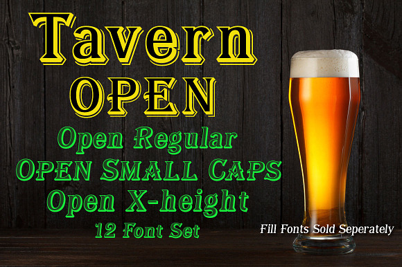 Tavern Open in Display Fonts - product preview 4