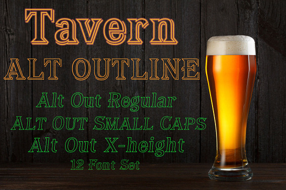 Tavern Alt Outline in Display Fonts - product preview 3