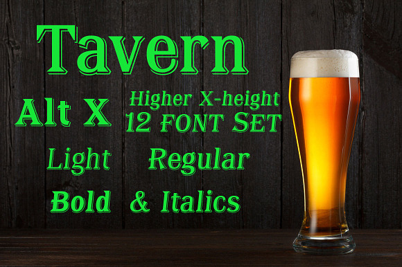 Tavern Alt X in Display Fonts - product preview 3