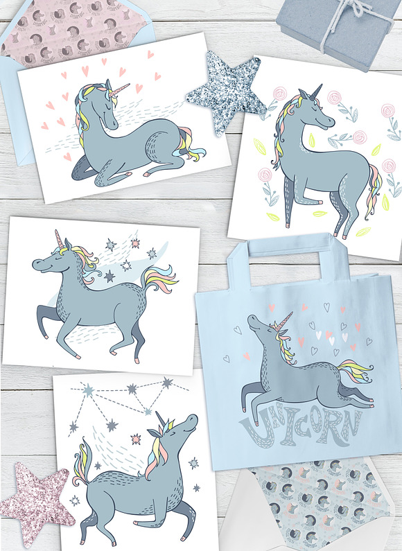 Unicorns Illustrations & Patterns in Illustrations - product preview 1