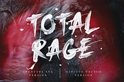 Total Rage - Brush SVG Font