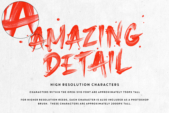 Total Rage - Brush SVG Font in Display Fonts - product preview 3