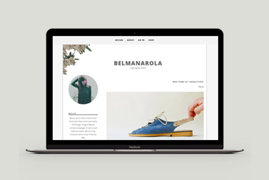 Blogger Template - Belmanarola in Themes - product preview 8
