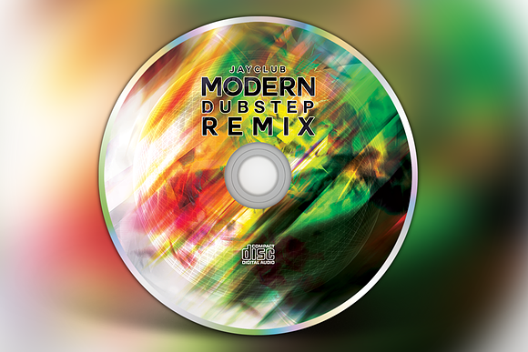 Modern Dubstep Remix CD Album Artwor in Templates - product preview 1