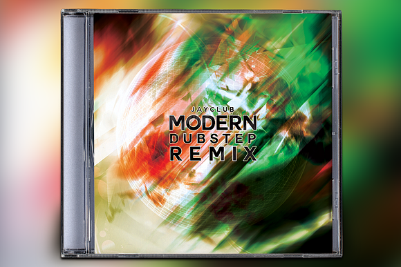 Modern Dubstep Remix CD Album Artwor in Templates - product preview 5