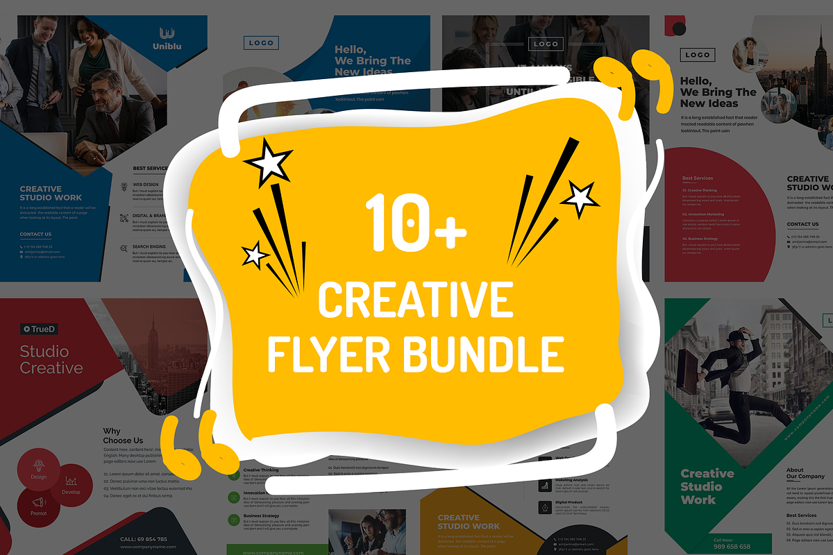 Flyers Bundle in Flyer Templates - product preview 8
