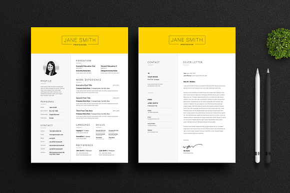 Clean Resume / CV in Resume Templates - product preview 2