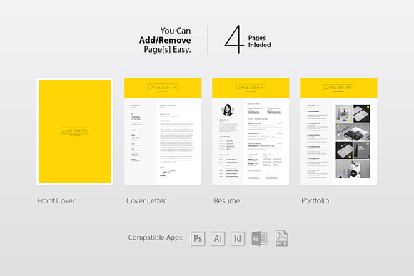 Clean Resume / CV in Resume Templates - product preview 6