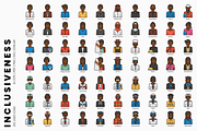 Inclusiveness - 350 User Icons