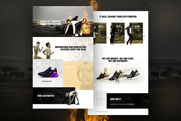 Nike Store - Elementor Pro Layout in Website Templates - product preview 2