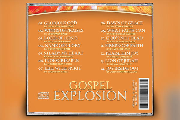 Gospel Explosion CD Album Artwork