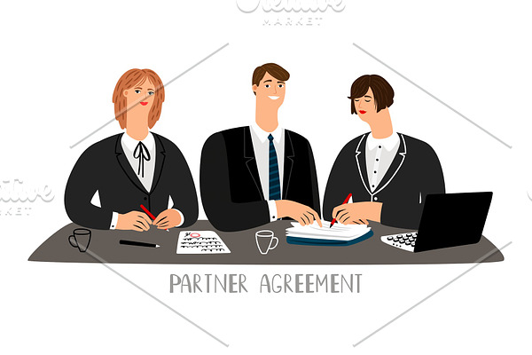 Partner agreement concept