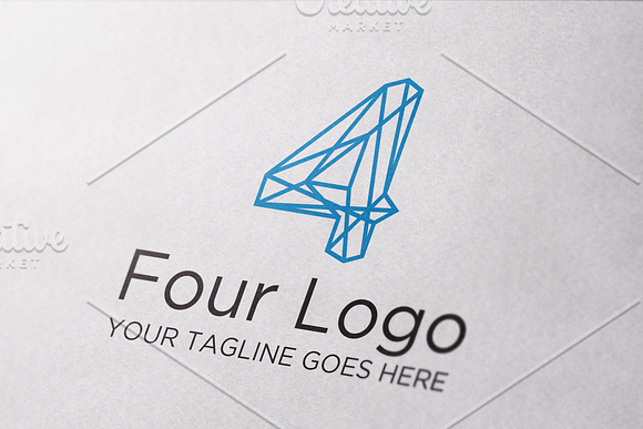 Four 4 Logo in Logo Templates - product preview 2