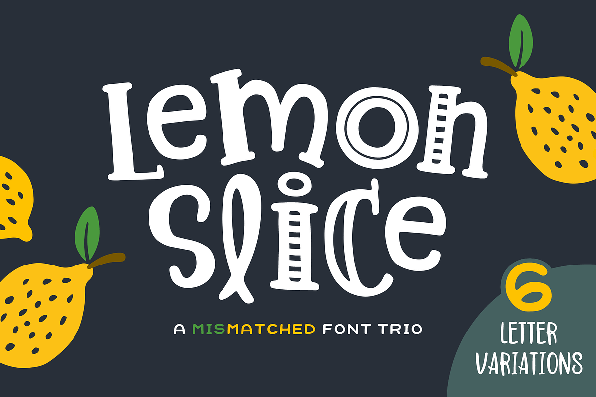 Lemon Slice Font Trio in Display Fonts - product preview 8