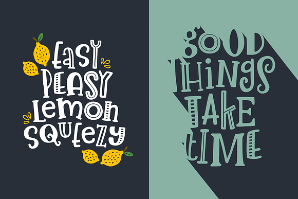 Lemon Slice Font Trio in Display Fonts - product preview 4