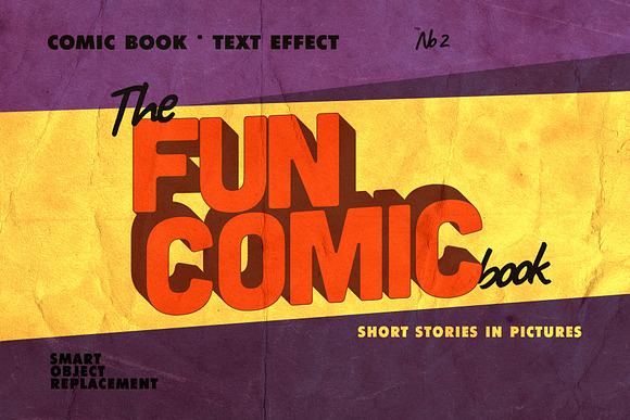 Vintage Comics Text Effects in Photoshop Layer Styles - product preview 2