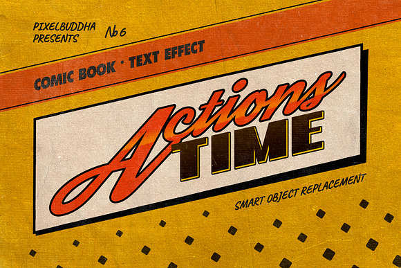 Vintage Comics Text Effects in Photoshop Layer Styles - product preview 6