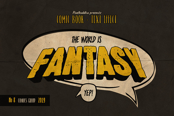 Vintage Comics Text Effects in Photoshop Layer Styles - product preview 8