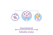 Investment concept icon