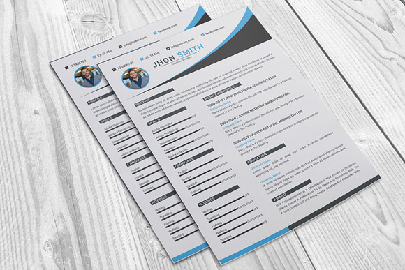 Resume Template and Cover Letter in Letter Templates - product preview 11