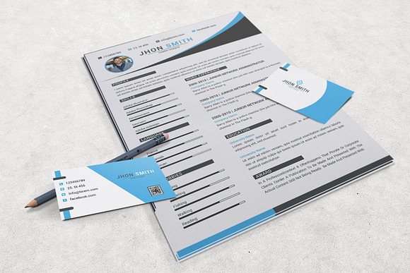 Resume Template and Cover Letter in Letter Templates - product preview 12