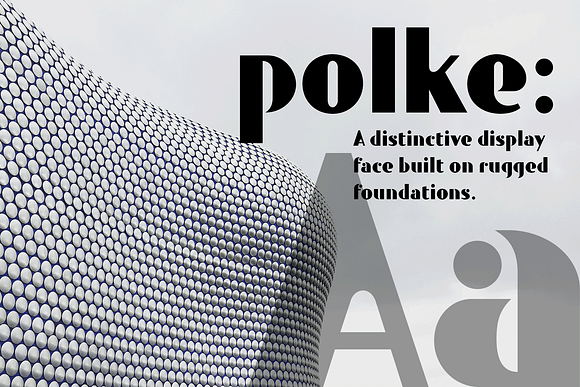 Polke in Display Fonts - product preview 2