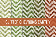 Glitter Chevron Textures Earthy