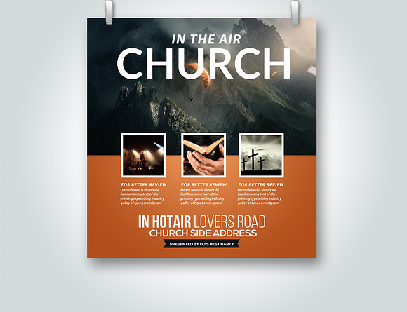Church Flyer Templates Bundle in Flyer Templates - product preview 3