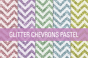 Glitter Chevron Textures Pastel