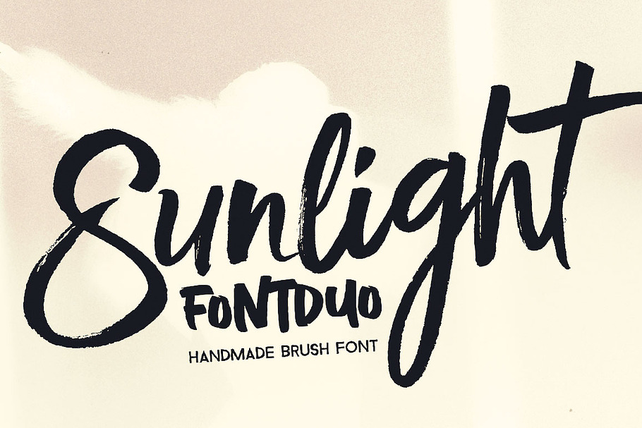 Sunlight - Brush Font Duo in Script Fonts - product preview 8