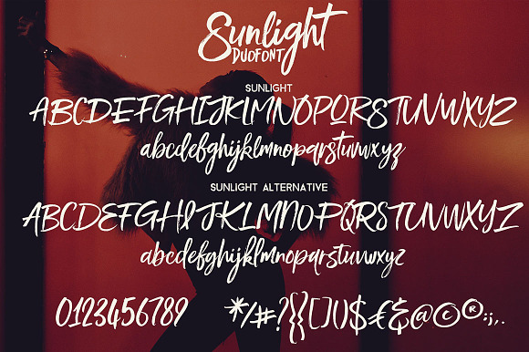 Sunlight - Brush Font Duo in Script Fonts - product preview 1