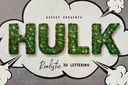 Hulk – 3D Lettering