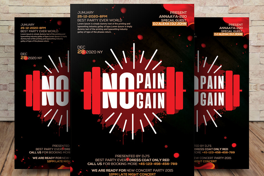 Fitness Flyer Psd Template in Flyer Templates - product preview 8