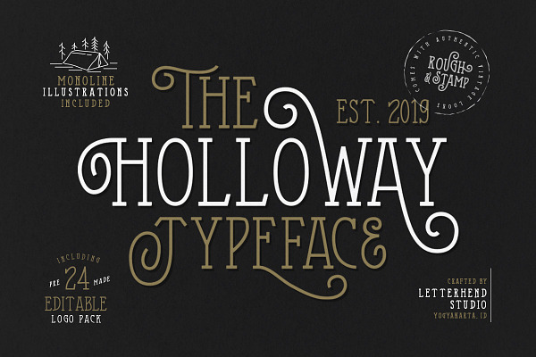 The Holloway Typeface + EXTRAS