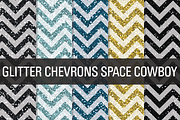 Glitter Chevron Textures Space