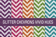 Glitter Chevron Textures Vivid Hues