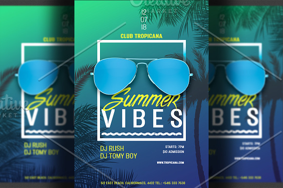 SALE - Summer Flyer Bundle in Flyer Templates - product preview 3