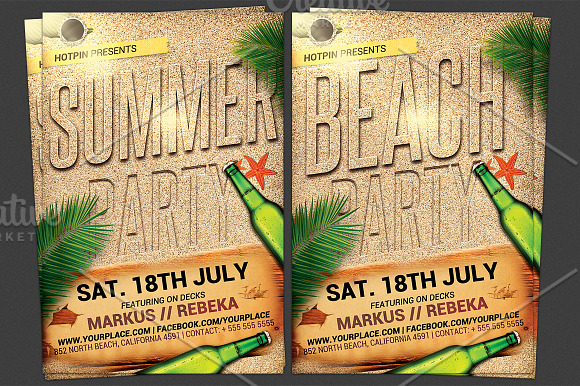 SALE - Summer Flyer Bundle in Flyer Templates - product preview 5