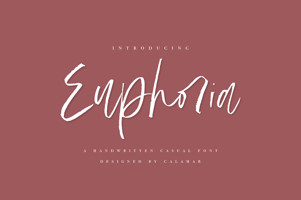 Euphoria | Handwritten Font in Script Fonts - product preview 8