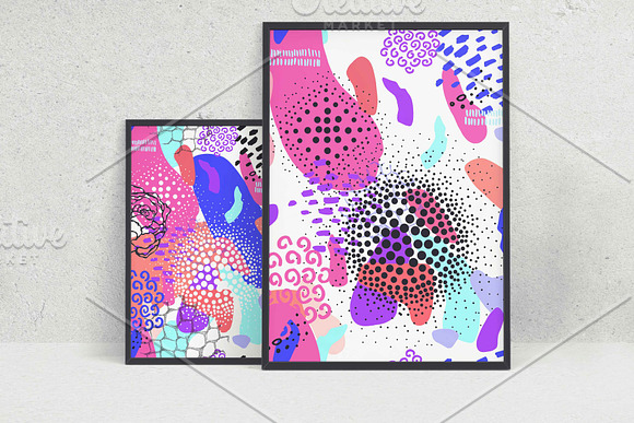 Abstract floral collection in Illustrations - product preview 11