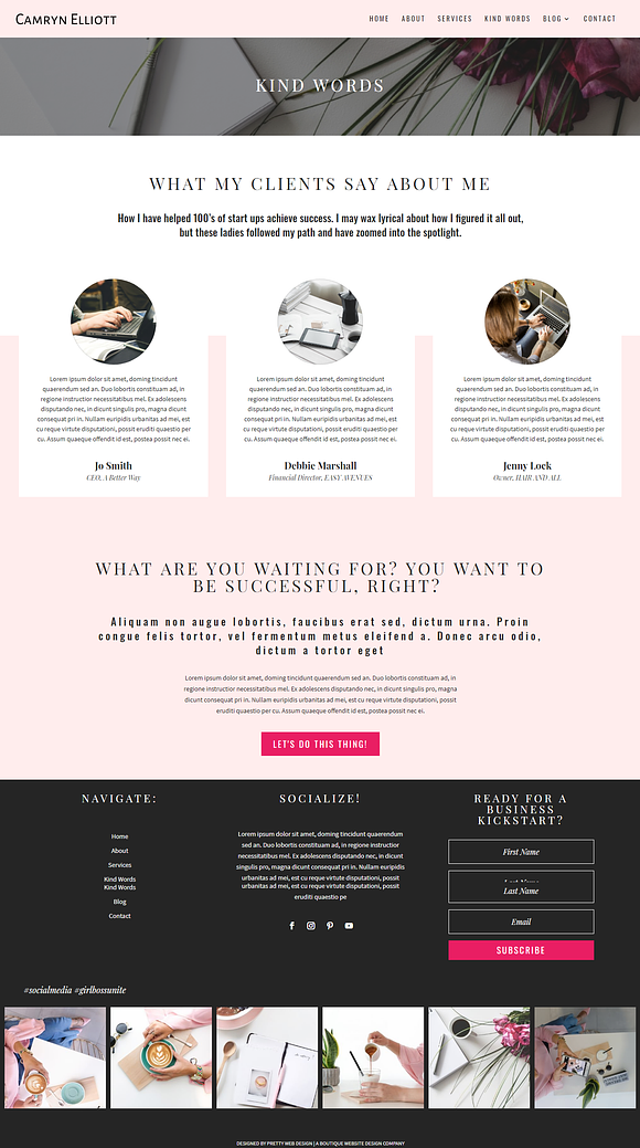 Camryn Divi WordPress Theme in WordPress Business Themes - product preview 3