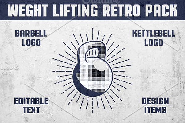 Weight Lifting Retro Pack