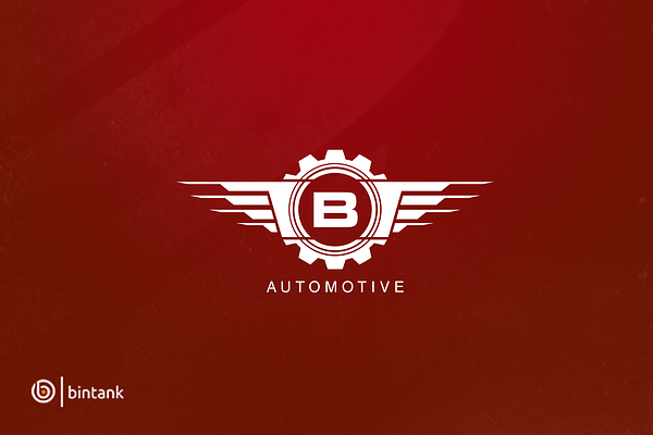 Wing B Letter - Automotive Logo
