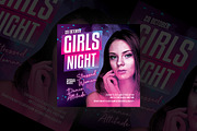 Girls Night Party Flyer
