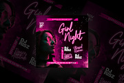 Girl Night Party Flyer