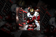 Football Game Player Flyer